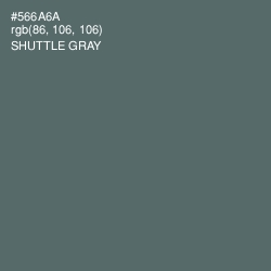 #566A6A - Shuttle Gray Color Image